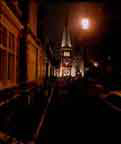 exterior night shot of Armenian Church