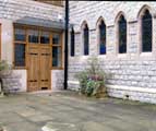 courtyard at Armenian Church